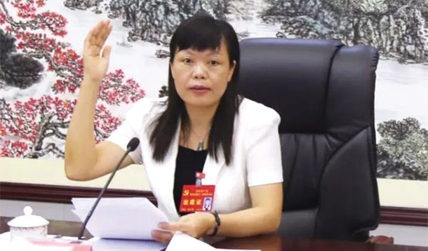 肇庆市德庆县委书记朱宜华代表:通了高速公路,招商引资容易了通过学习