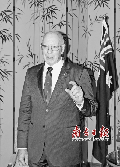 戴维·赫尔利(david hur1ey). 南方日报记者 王辉 摄