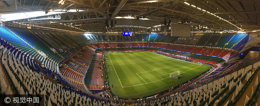 决赛球场现场决赛的球场已经准备就绪威尔士是贝尔的家乡,毫无疑问会