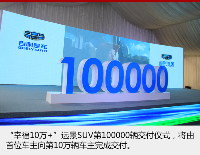 第10万次接力 吉利远景SUV让幸福不间断