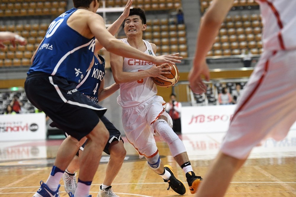 孙铭徽在比赛中