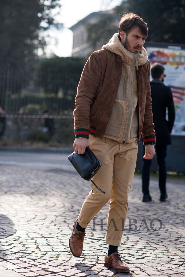 uomo) 街拍图片延伸阅读:街拍秋装佛罗伦萨男装周欧美街拍型男街拍