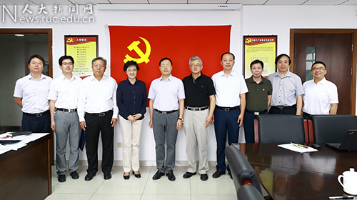 中组部干教局副巡视员张向涛一行来中国人民大