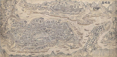 19张地图再现300年变迁史|重庆|城墙|地图_新浪新闻