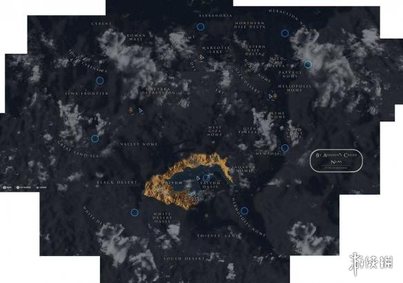 玩家用《刺客信条:起源》demo拼出了地图 面积超大!