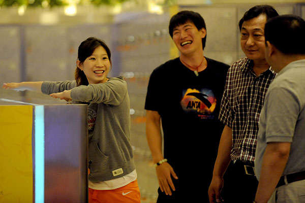 2011年7月8日，姚滨率领庞清佟健、张丹张昊在沈阳比赛