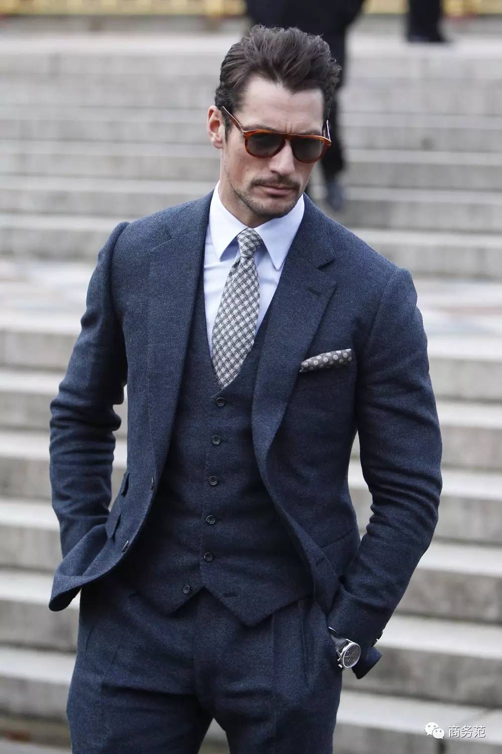 商务范看一个人的西装就知道他是哪国型男