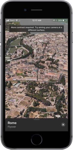 ios11中苹果地图应用新增vr模式