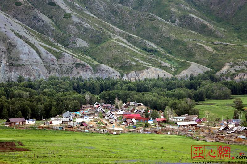 中国西北角的美丽村庄哈巴河县齐巴尔希力克村
