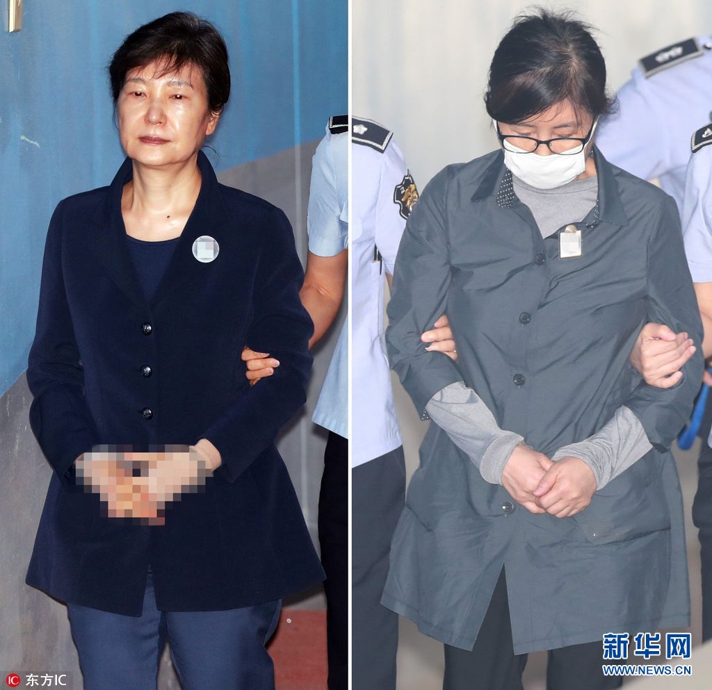 朴槿惠与崔顺实再同日受审(组图)