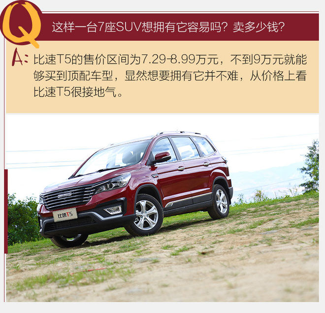 全家出行不用愁/有它就够了 试驾比速T5