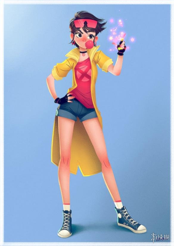 他的画风非常美式,多以人物角色为主,并且富有浓厚的迪士尼风格,包括