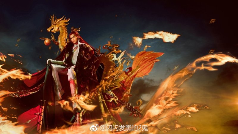 剑网3优秀红盒子cos欣赏 盘龙舞凤藏剑