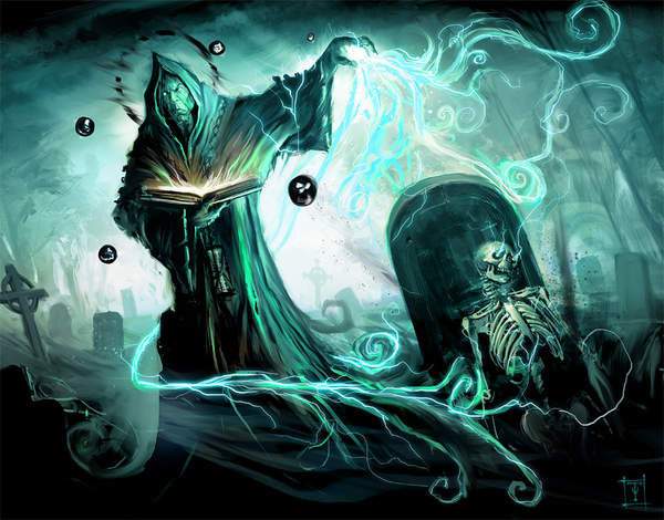 《暗黑3》精美原画图集 死灵法师降临,气氛诡异不安!