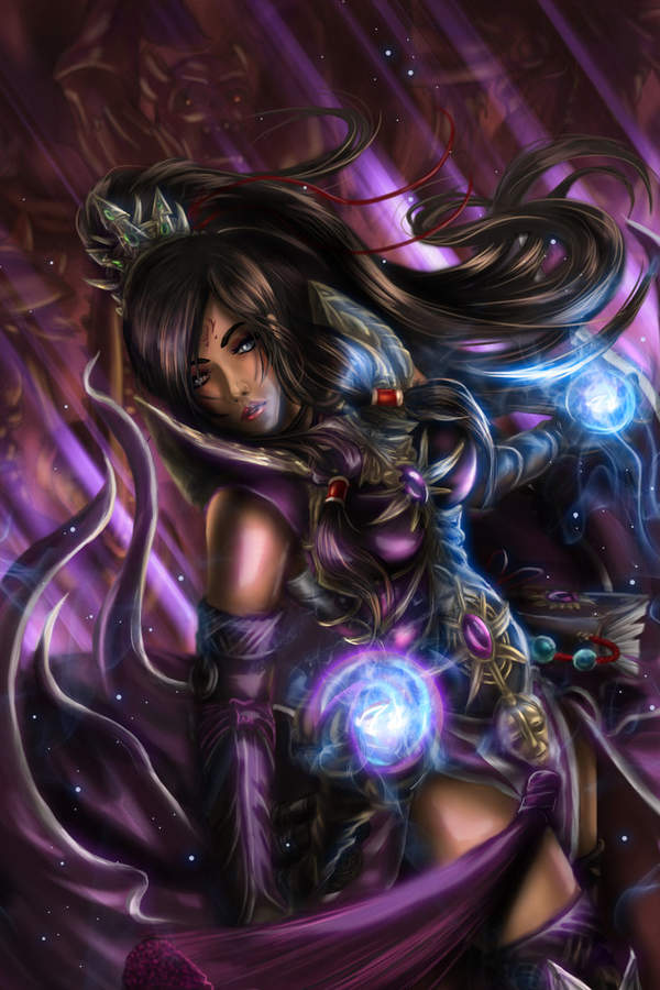 《暗黑3》精美原画图集 死灵法师降临,气氛诡异不安!