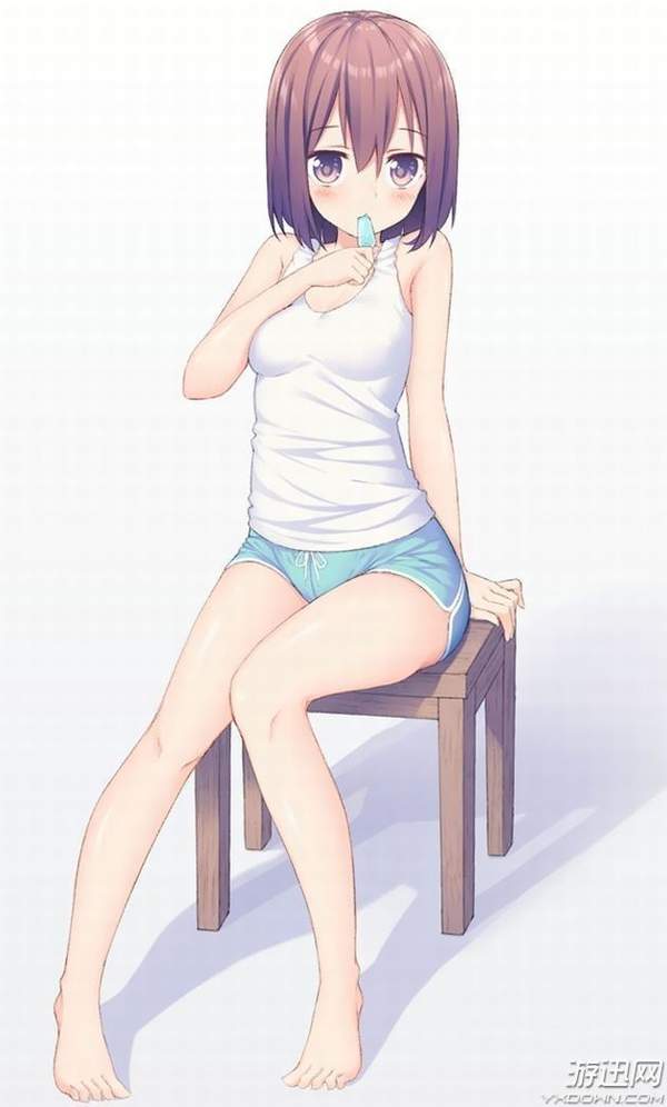 绝对领域股下三角超短裤美少女夏日福利诱惑图