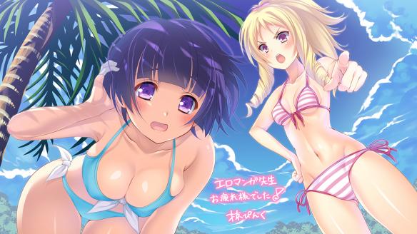 妹子穿比基尼陪你清凉一夏二次元精美福利壁纸欣赏