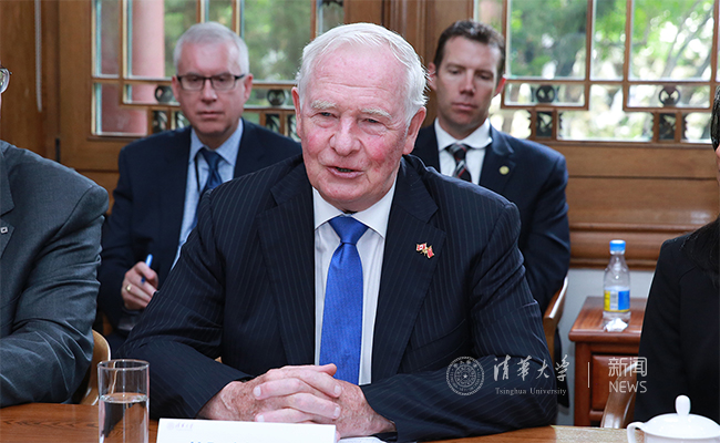 邱勇会见加拿大总督戴维约翰斯顿