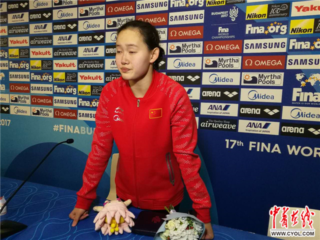 跳水女子单人10米台失守 16岁新星任茜抽泣自责