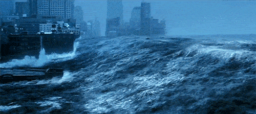 我们看灾难电影时,总是感觉到身临其境.