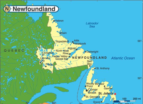 加入加拿大联邦因负债过高而被收购的纽芬兰