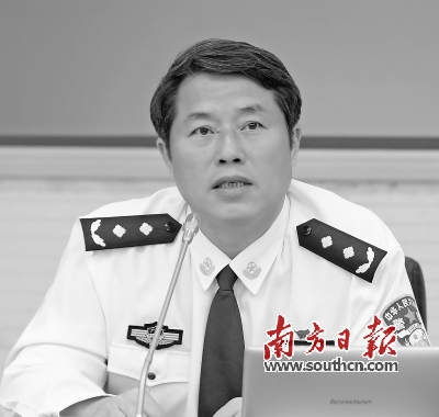 珠海市副市长,市公安局局长史明锋.南方日报记者王荣摄