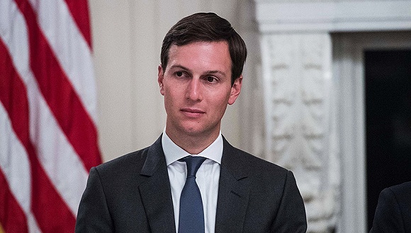 图片来源:视觉中国周一上午,美国总统特朗普的女婿,高级顾问库什纳