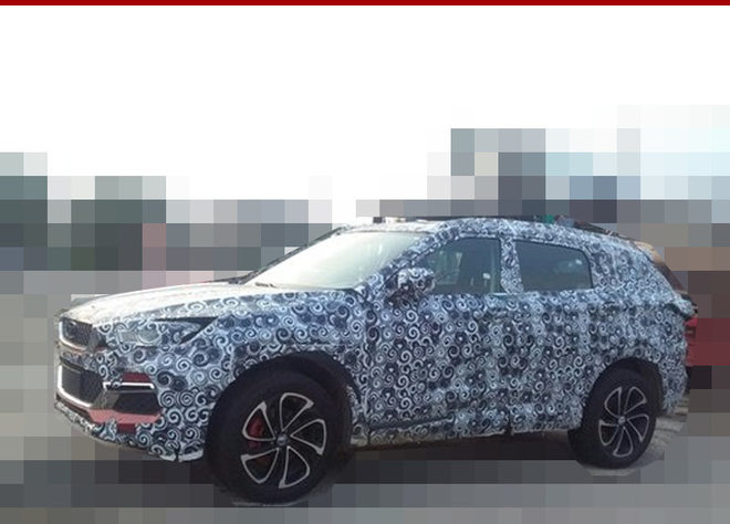 凯翼全新中型SUV路试谍照 明年3月上市