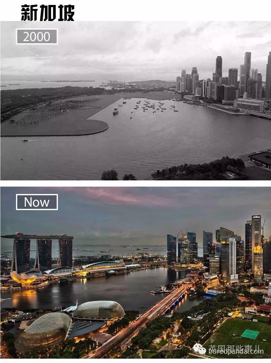 各个大城市的今昔对比无比的发展无比惊叹