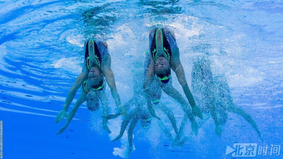 力量与柔美并济!水下美图看游泳世锦赛