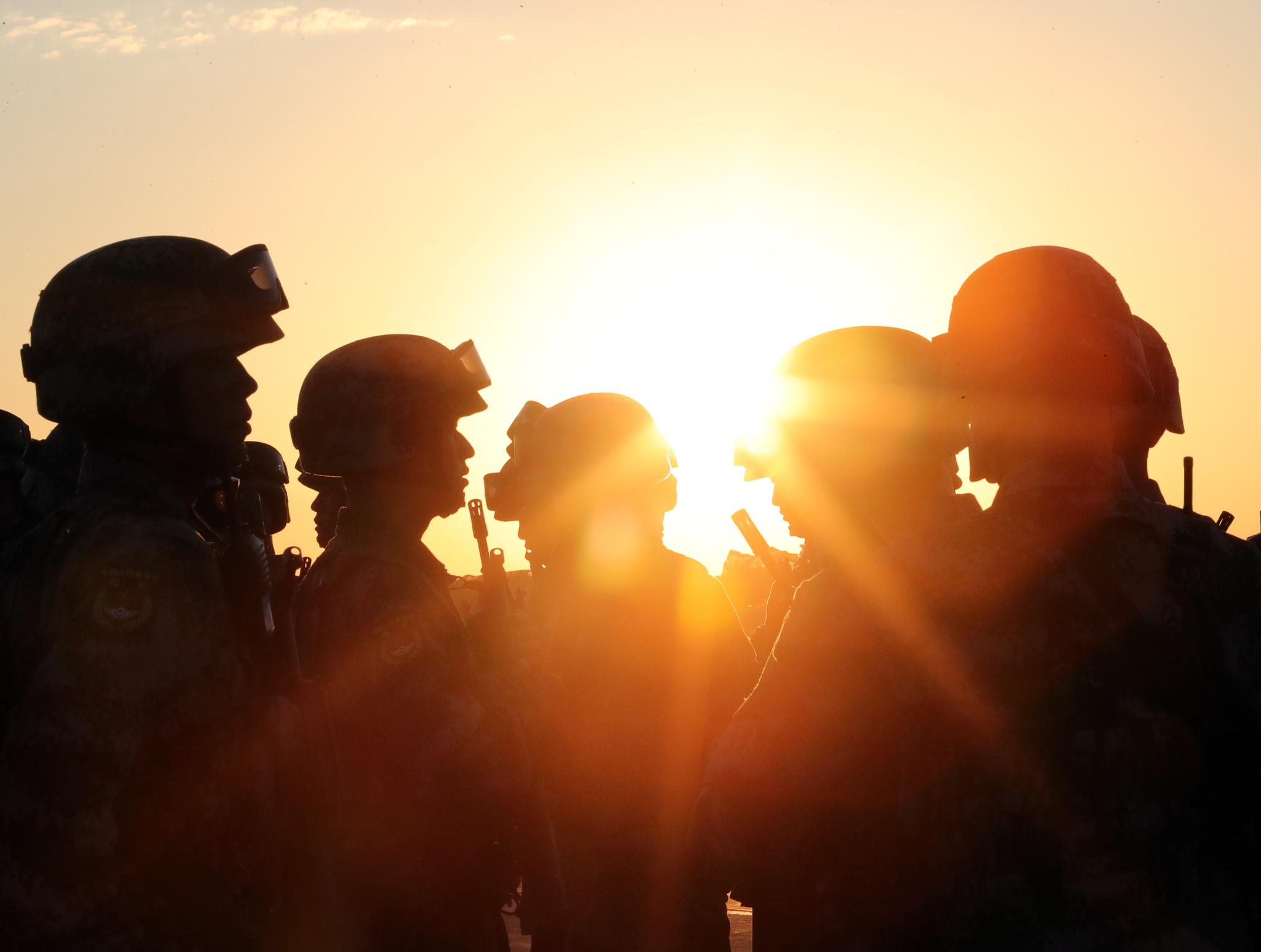 沙场点兵扬我军威庆祝建军90周年阅兵今天上午举行