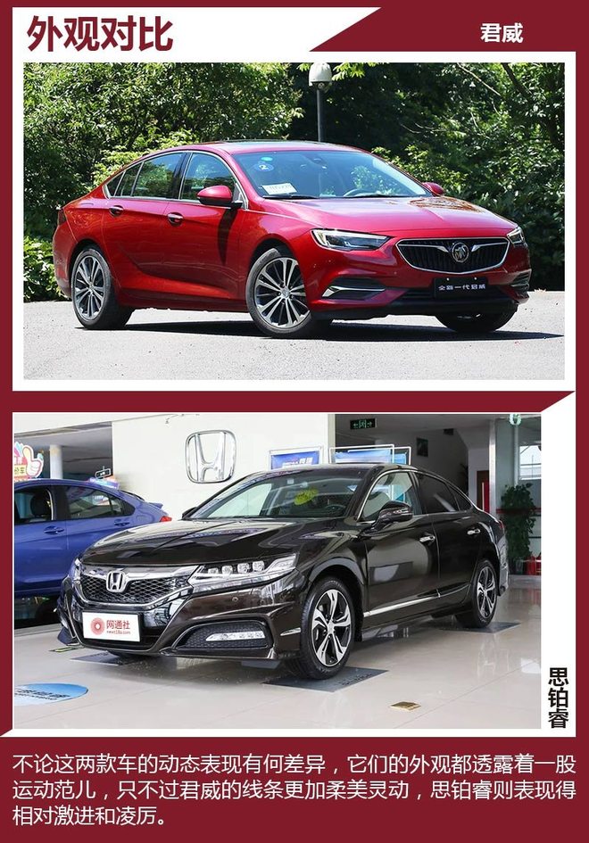 新潮还是运动  别克君威对比本田思铂睿