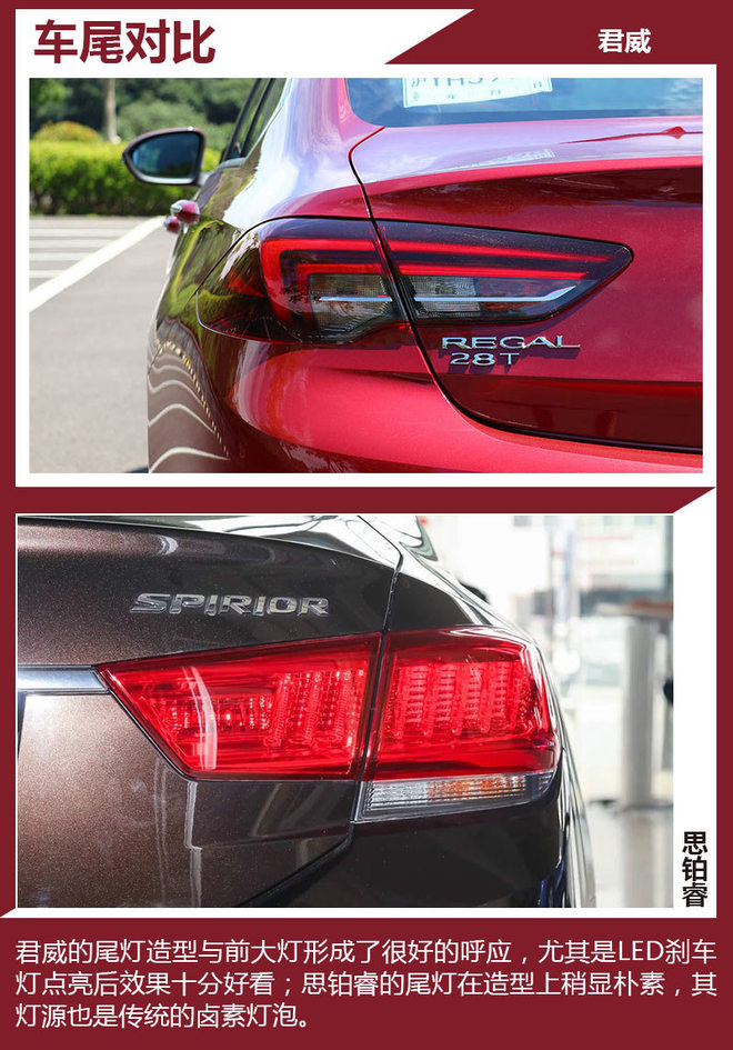 新潮还是运动  别克君威对比本田思铂睿