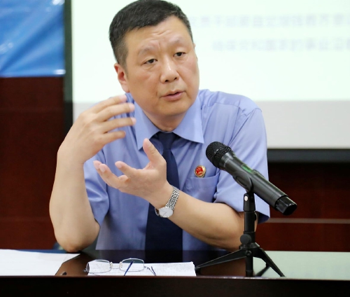 党组书记,检察长查日平讲党课公众开放日,邀请辖区师生代表来院参观