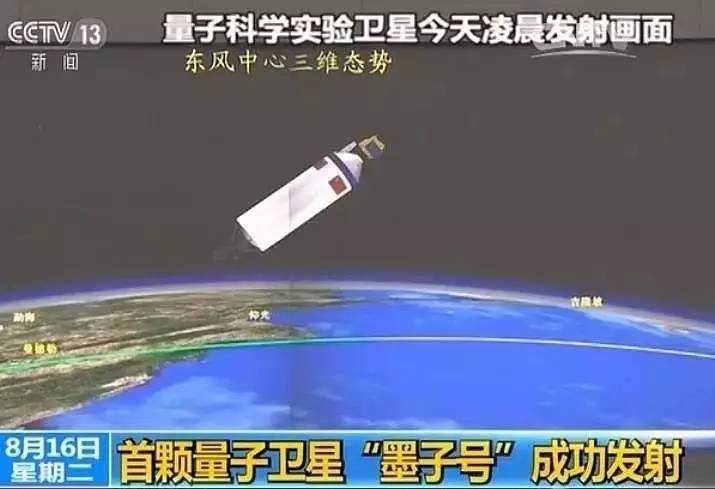 全球首颗量子卫星"墨子号"走在世界前列