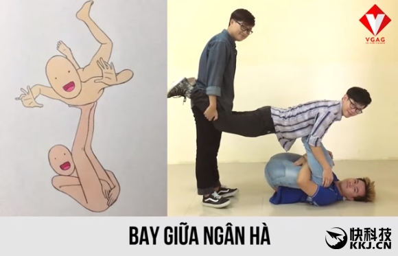 越南网友分享多人合影方式姿势看醉