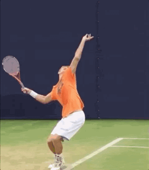 网球战狼丨从拥有发球背弓的两个核心开始!