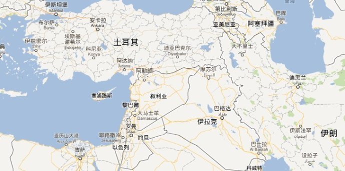 土耳其和伊朗地理位置图伊朗媒体报道说,这次受邀访问土耳其,巴盖里