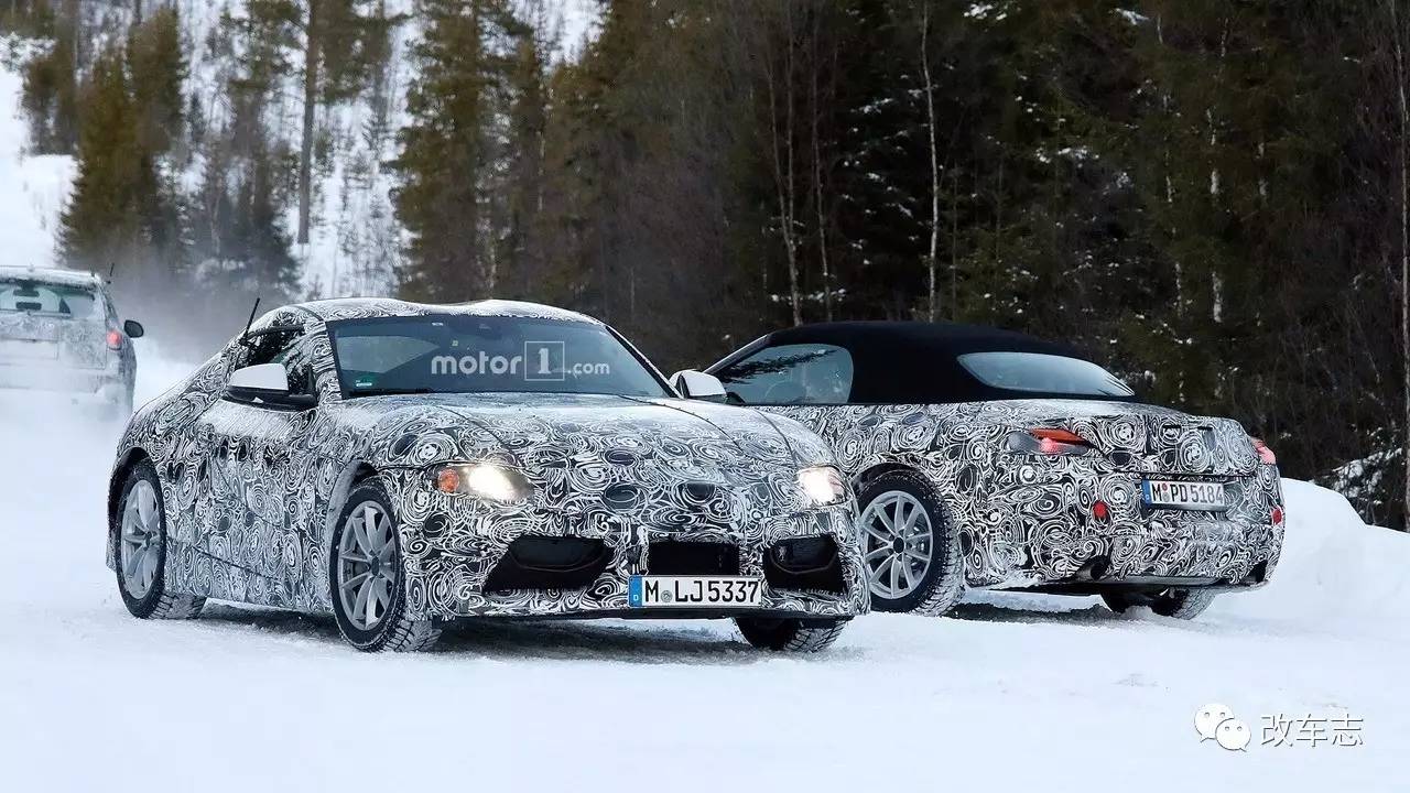 全新宝马Z4和丰田新Supra竟有血缘关系，论拉风撩妹谁更强？