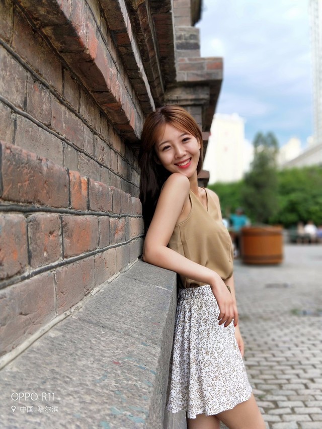 甜美小清新闪爆眼球 哈尔滨可爱女生图