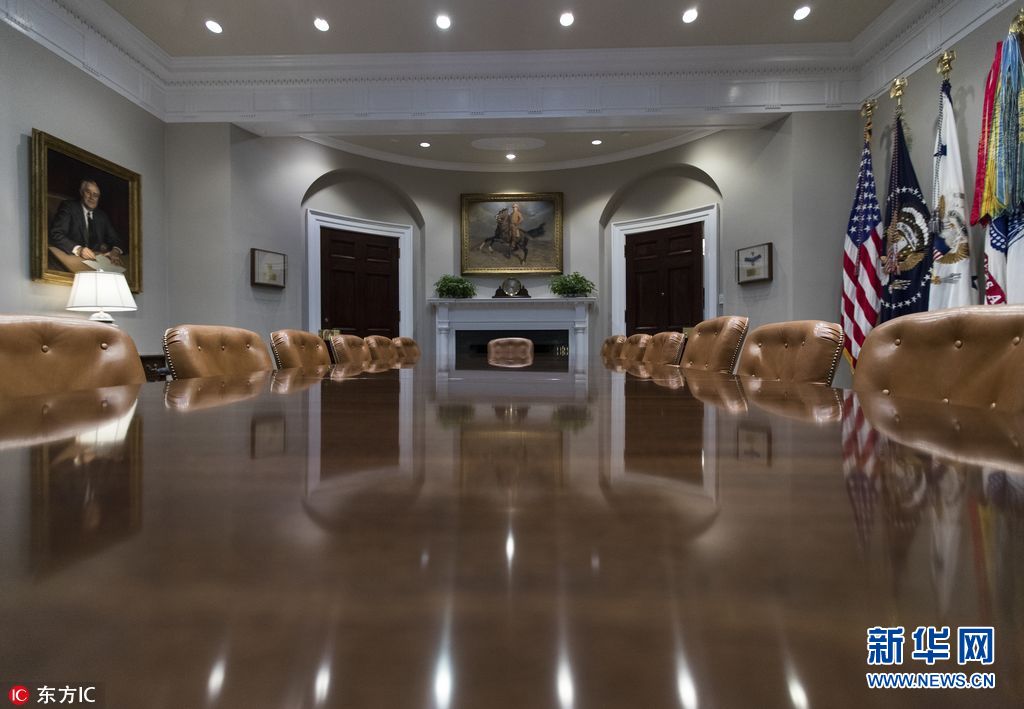 美国:白宫大修后内部照曝光 焕然一新富丽堂皇(组图)