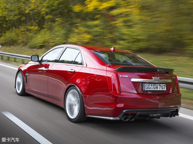 凯迪拉克cts-v特别版官图 采用专属涂装