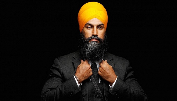 加拿大第三大党,左翼新民主党的二号人物扎戈米特·辛格.