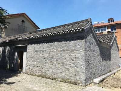 小四合院青砖黛瓦.