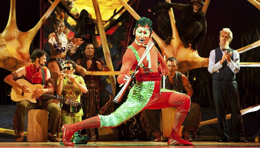 太阳马戏团的演出图   图片来源于网络