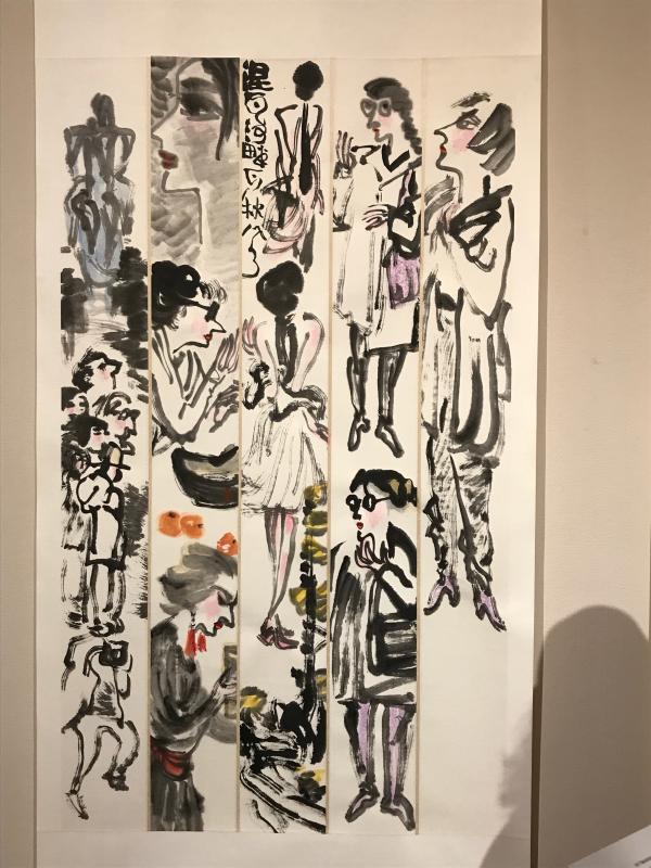 春彦客厅展画家谢春彦诗书画近作丹青于我匹夫余事