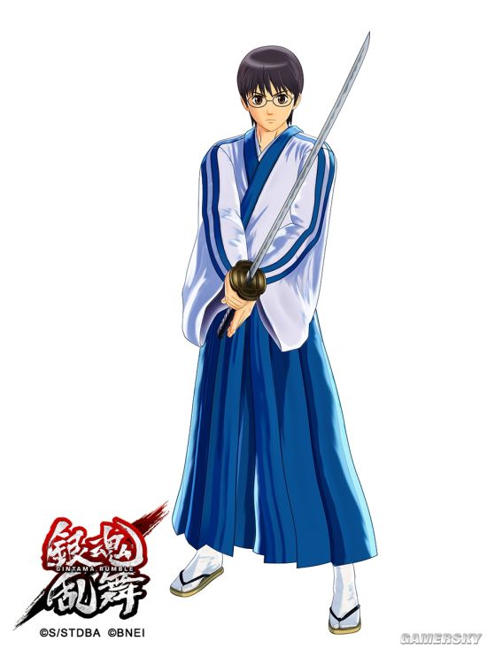 "万事屋"志村新八伊丽莎白宣传游戏在《银魂乱舞》中,玩家将进入银魂