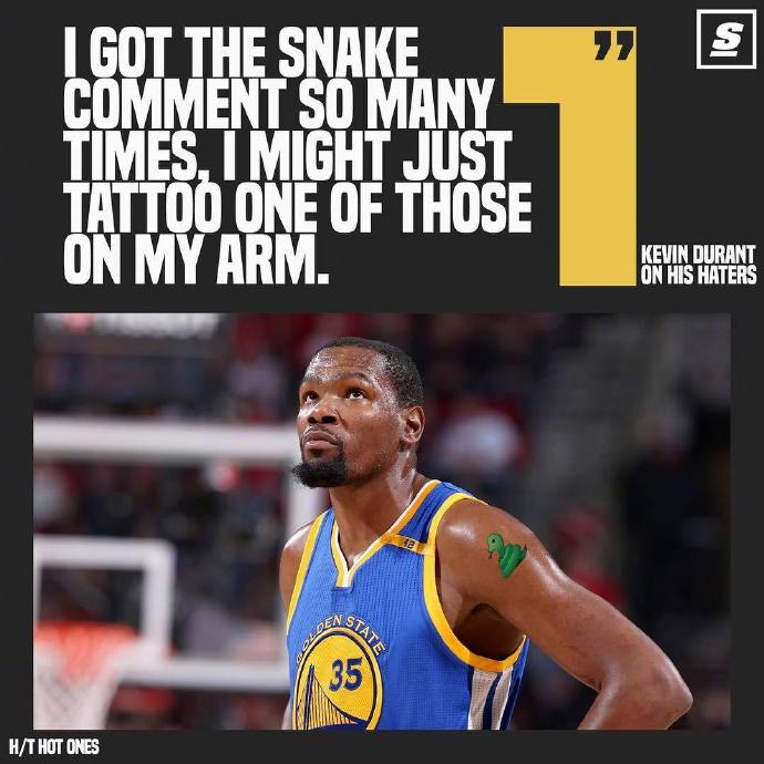 盘点杜兰特今夏各种"吐槽""金句"