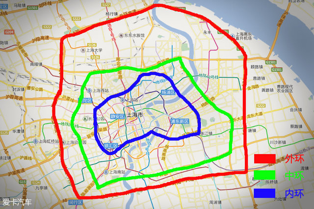 上海主要的三个环线路段进行,我们邀请了三位体验者驾驶柯米克对外环