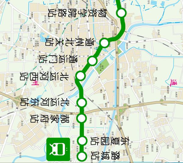 北京六号线地铁站站点图片
